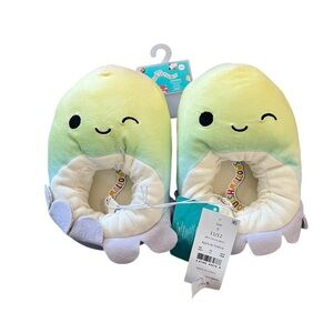 Squishmallow Slippers Children’s Size S 11/12 Octopus - New with Tags